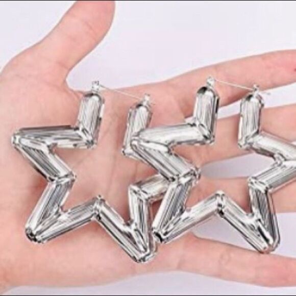 Star Bamboo Hoops  - Picture 2 of 2